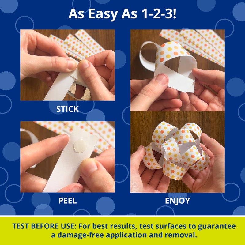 Glue Dots لفافة نقاط الغراء الشفافة، رقيقة جداً 0.375" 300/عبوة - 174922 - Image 3